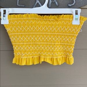 Bright Yellow Swimsuit!!